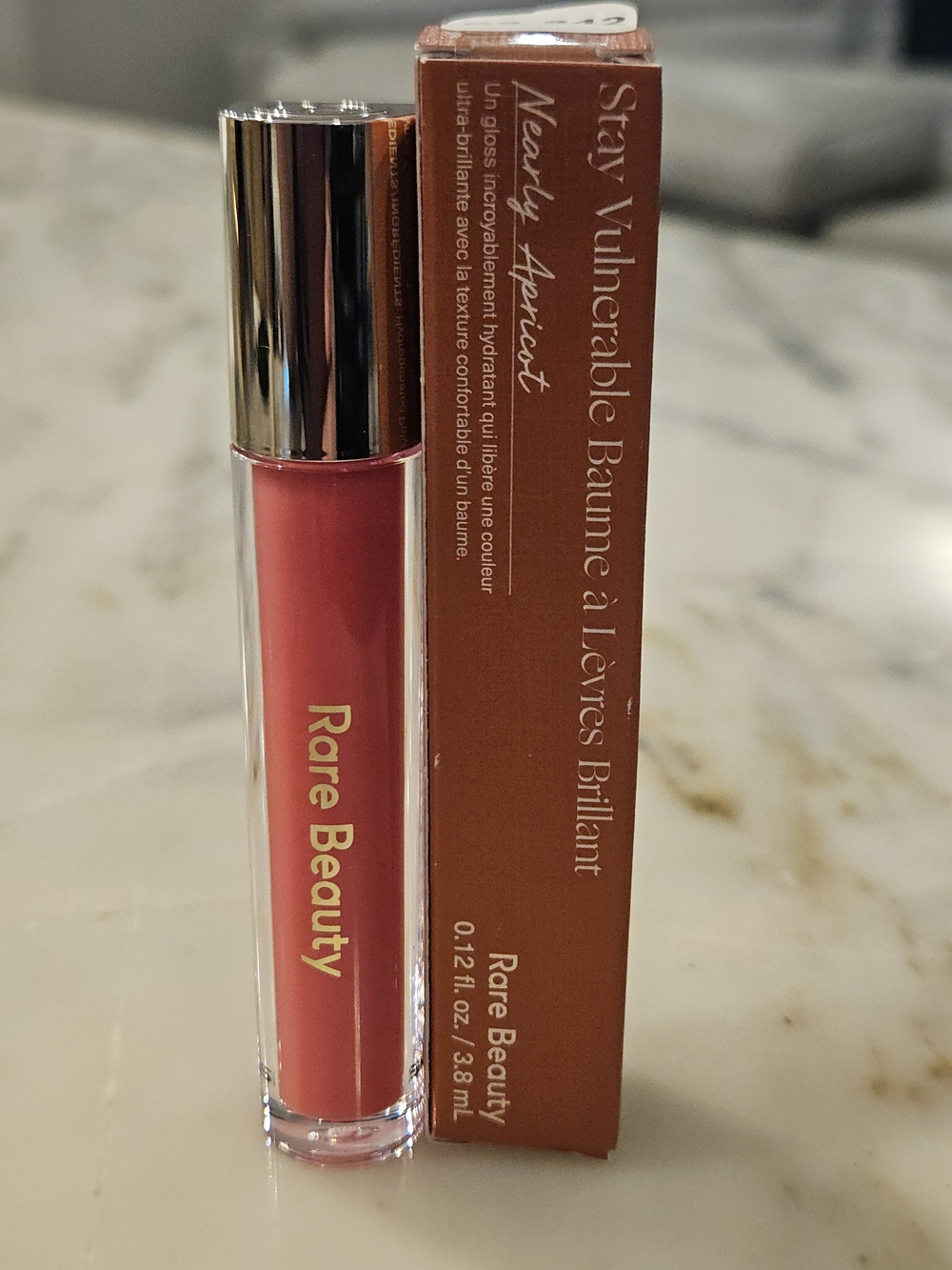 Rare Beauty Stay Vulnerable Lip Gloss Balm — Rose Pink
